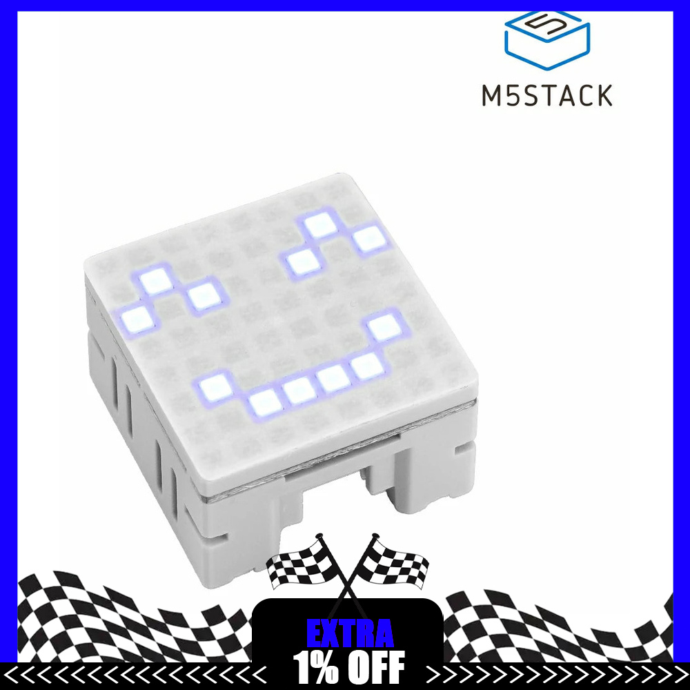 M5Stack - M5Stack Chain Mono Matrix 8x8 White