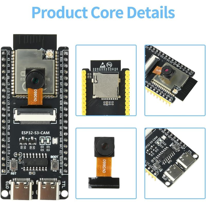 ESP32-S3-CAM Board With OV3660 - Doit Esp32 review and price