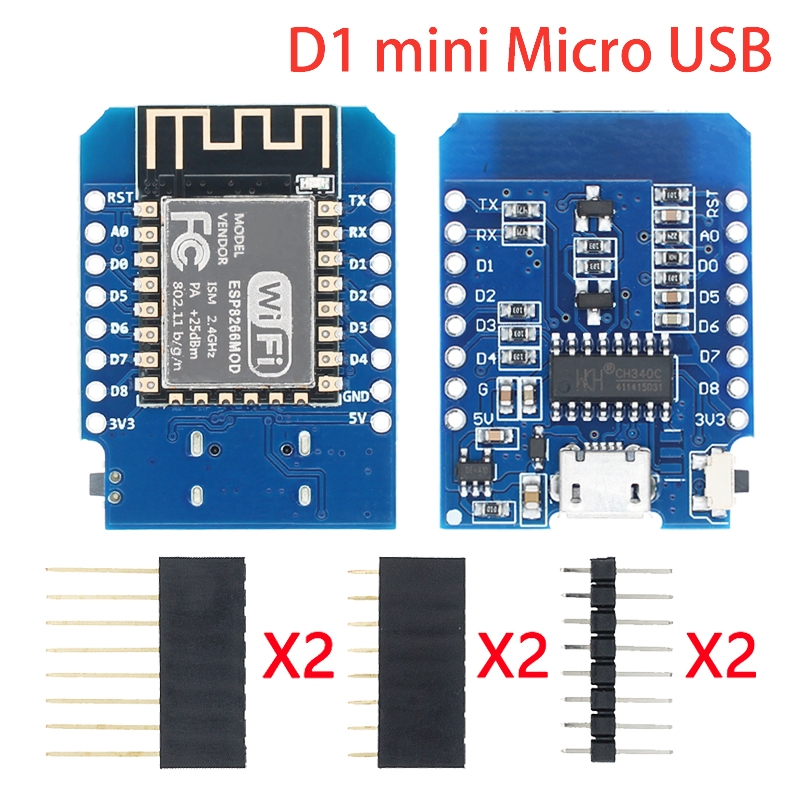 Micro USB/Type-C USB WeMos D1  - D1 Mini Pro review and price