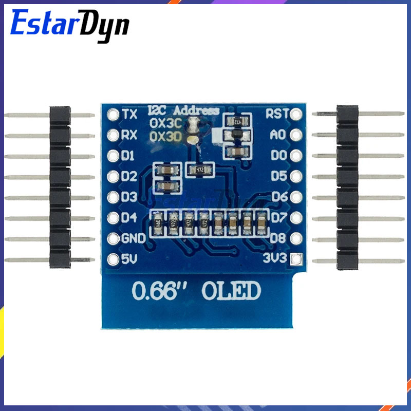 0.66 inch OLED LED LCD Dispaly - Wemos D1 Mini review and price