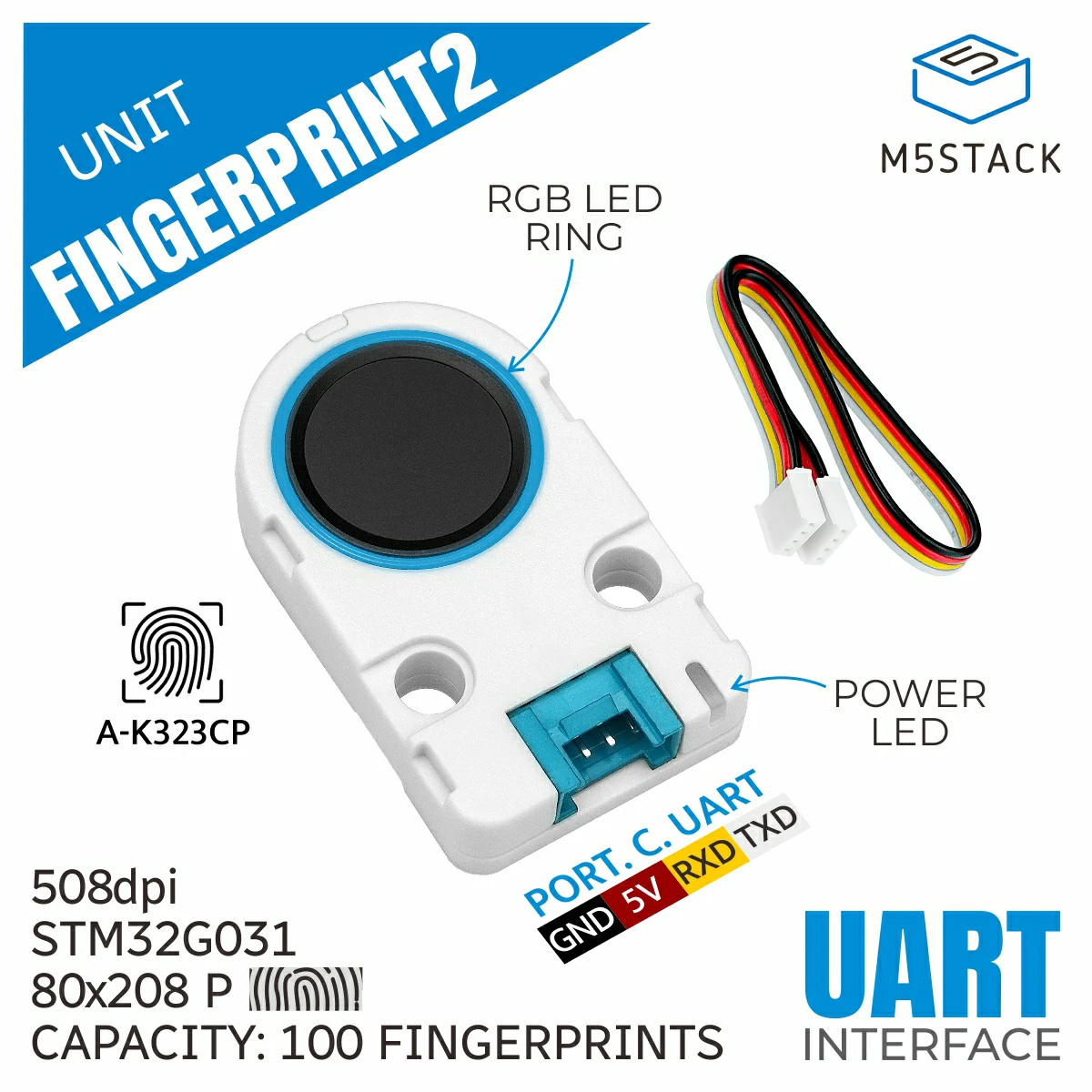 M5Stack Fingerprint2 Recogniti - M5Stack review and price