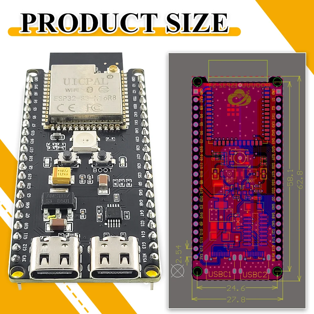 ESP32-S3-DevKitC-1 Development - Esp32 S3 Devkitc 1 review and price
