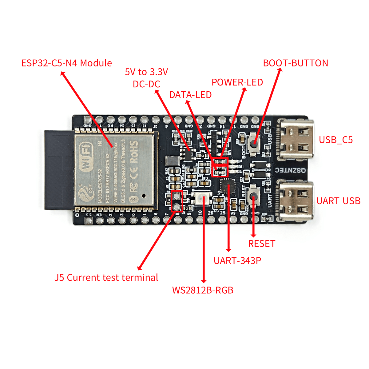 ESP32-C5-DevKitC-1 N4 Developm - Devkitc review and price