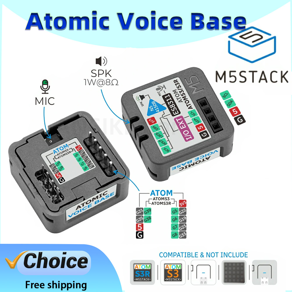 M5Stack Atomic Voice Base ES83 - M5Stack review and price