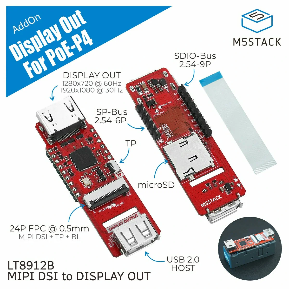M5Stack Add-on Display Out for - M5Stack review and price