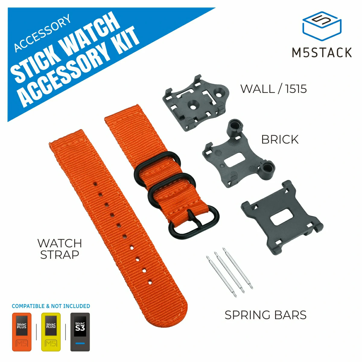 M5Stack Watch Strap Accessory  - Ttgo T Watch review and price