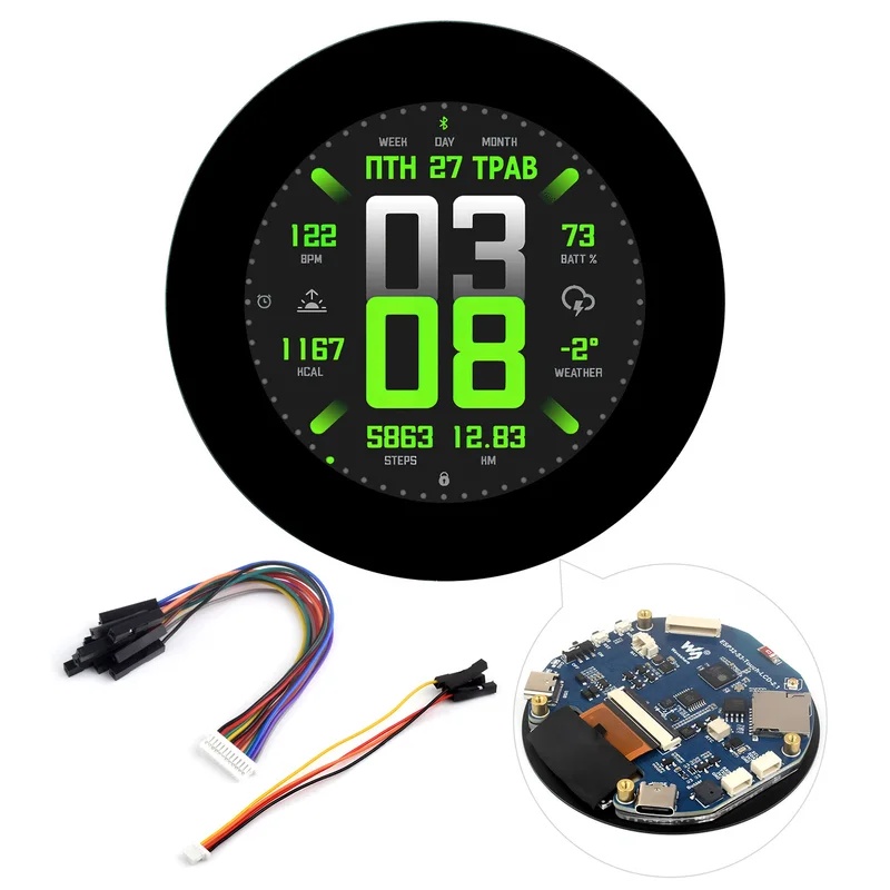 Waveshare ESP32-S3 2.1inch Cap - Waveshare Esp32 review and price